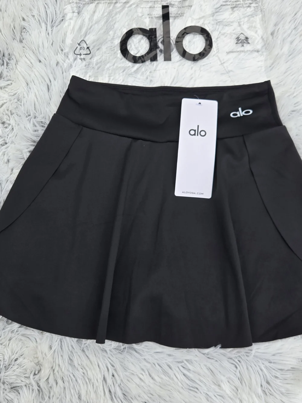 ALO Yoga Tennis Skirt Black